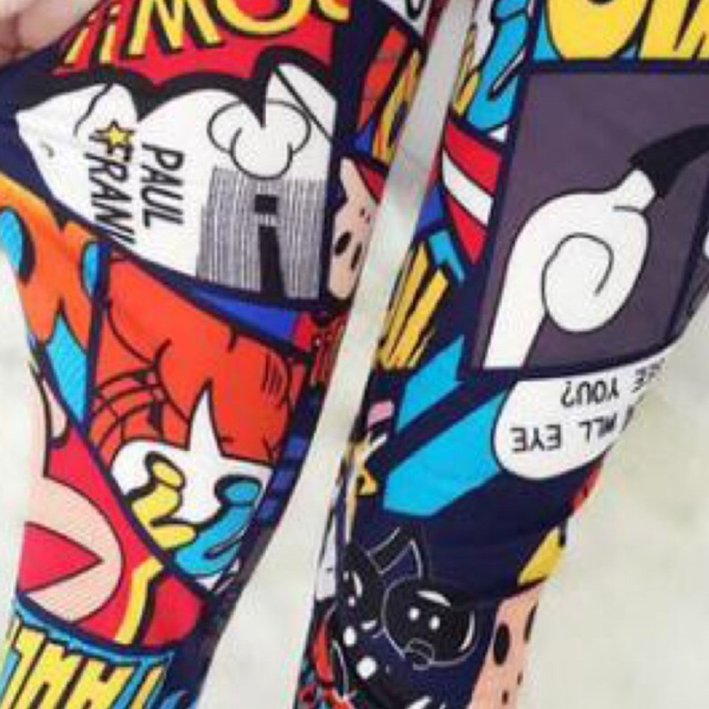 Cartoon one size buttery soft leggings